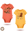 2'li Kısa Kollu Kız Bebek Çıtçıtlı Body 4