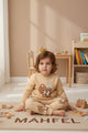 Sallanan Ayı Krem Pijama Takımı 1-6 Yaş