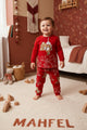 Sallanan Ayı Kırmızı Pijama Takımı 1-6 Yaş