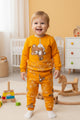 Sallanan Ayı Hardal Pijama Takımı 1-6 Yaş