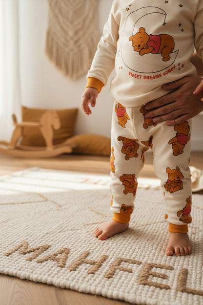 Minnie- Po Balayısı Pijama Takımı Ekru