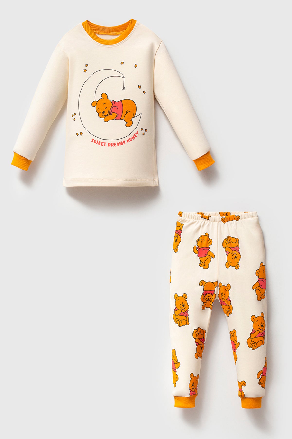 Minnie- Po Balayısı Pijama Takımı Ekru