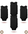 Atlet Kollu 4'lü Çıtçıtlı Body 03