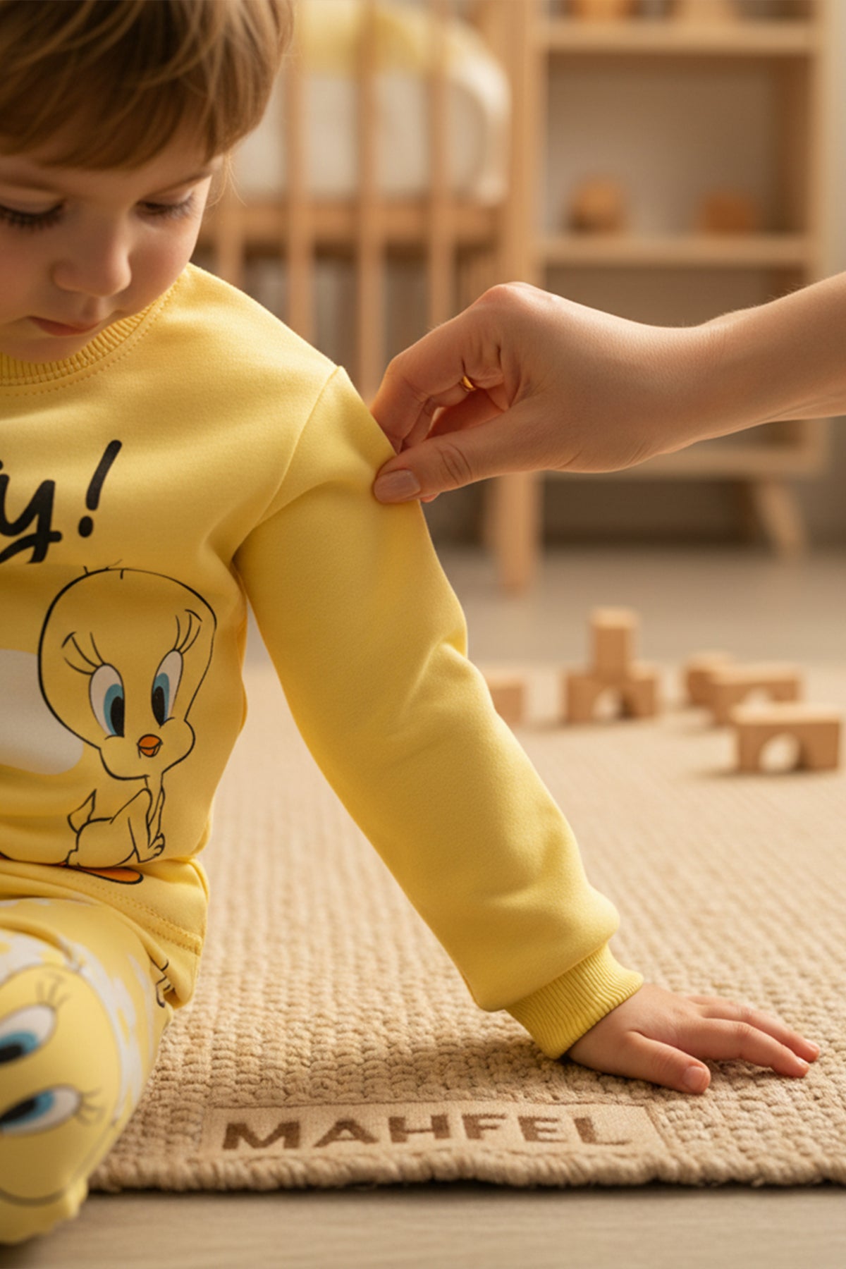 Tweetyli Kız Pijama Takımı