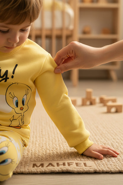 Tweetyli Kız Pijama Takımı