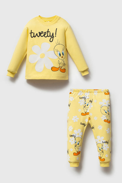 Tweetyli Kız Pijama Takımı