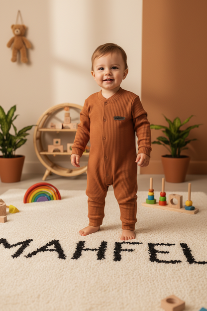 Çikolata Günlük Bebek Tulumu