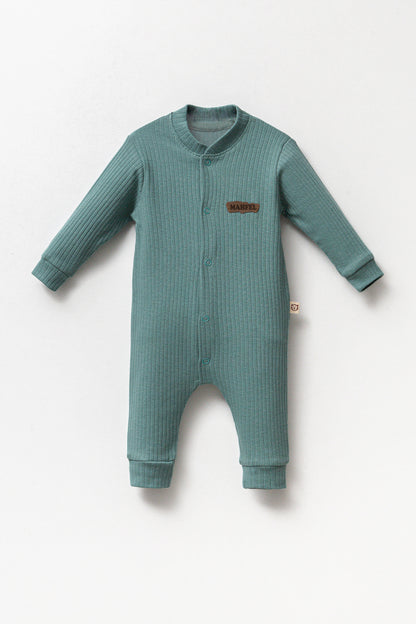 Yeşil Günlük Bebek Tulumu